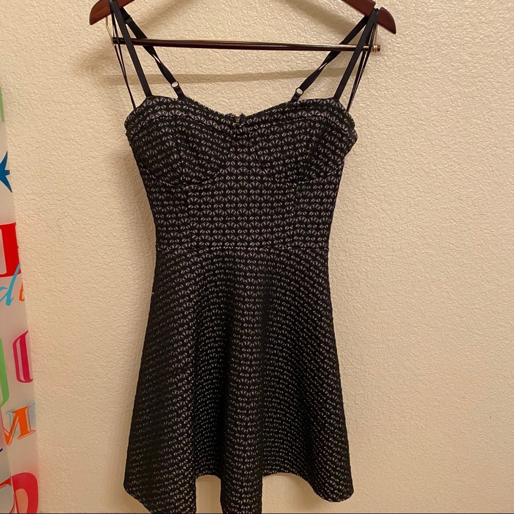 Black Dress with Back Cutouts
